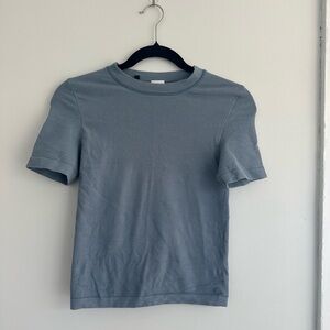 Women's Blue Crew Neck T-Shirt Gymshark